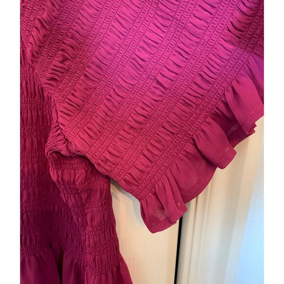 Torrid baby doll top in Barbie pink 4X New with tags - Picture 4 of 8